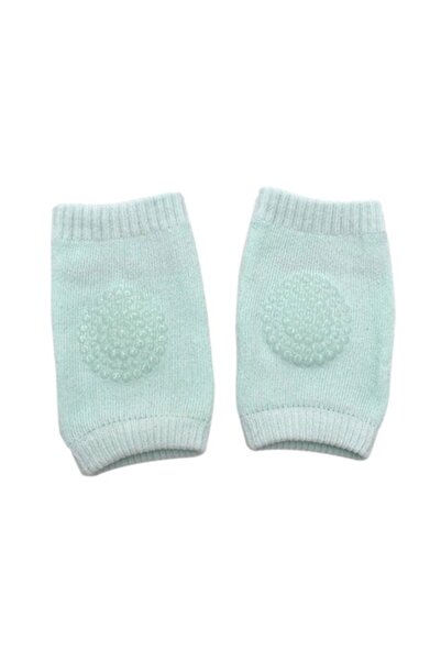 Bibilel Kids Anti-slip knee pads for babies, one size fits all, mint green