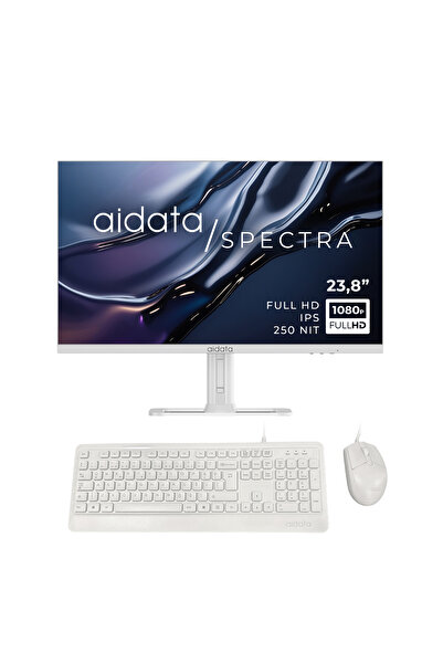 AIDATA Spectra Intel Core I7 12700H 16GB 512GB SSD Freedos 23.8" All In One Bilgisayar