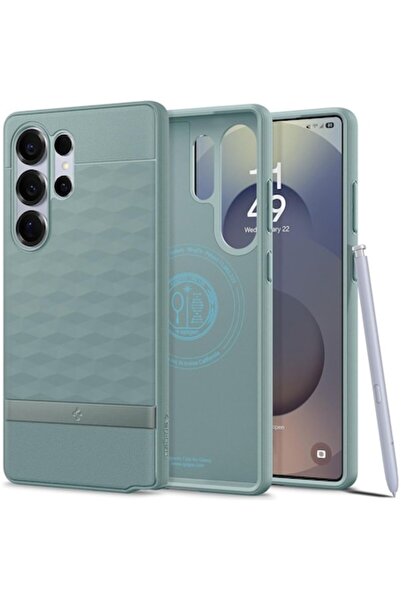 SOFAL Carcasă pentru Samsung Galaxy S25 Ultra (D26), Policarbonat, Verde Salvie