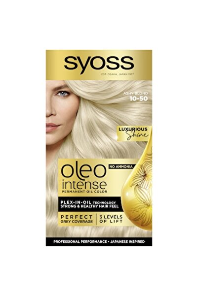 Syoss Vopsea de păr permanentă fără amoniac Color Oleo Intense, 10-50 blond c...