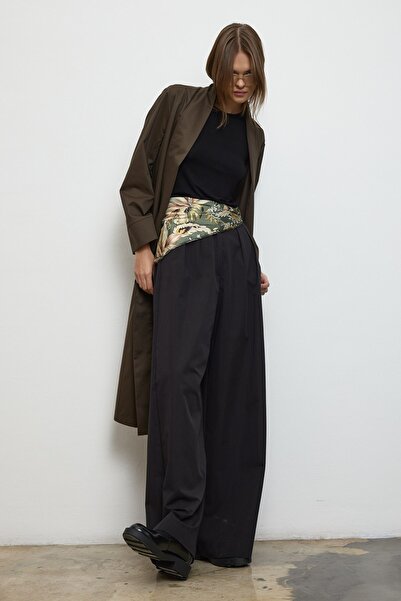 QANU Moon Trench Coat Καφέ