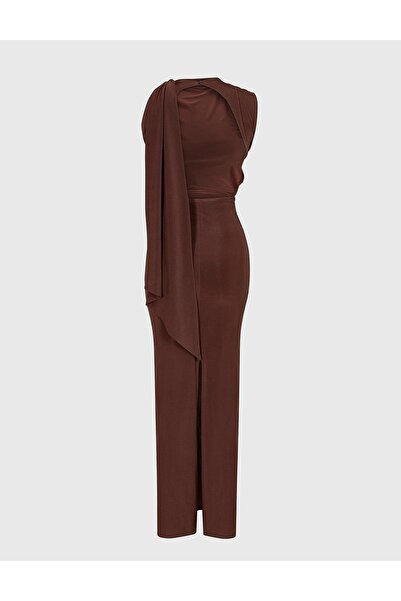 İLVİ Leizi Brown Women's Dress
