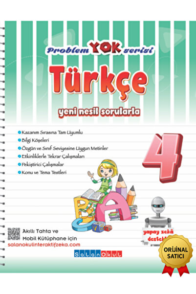 RESMİ VE  SATICI 4. SINIF PROBLEM YOK TÜRKÇE