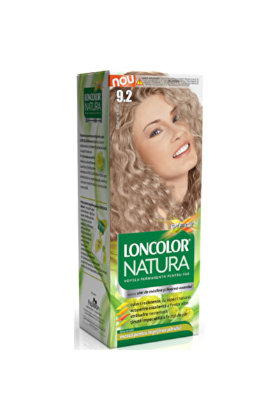 Loncolor Vopsea de păr permanentă Natura 9.2 Blond Iridescent, 100 ml