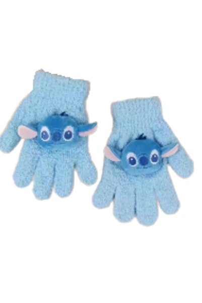Petityu Sıcacık Yumuşacık Esnek Mavi Eldiven