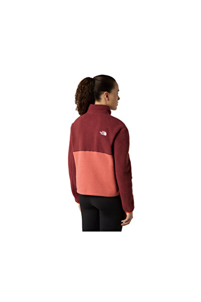 THE NORTH FACE W Yumiori 1/4 Zip Women's Outdoor Quarter Zip Fleece Top Nf0A8E89Eow1 Red