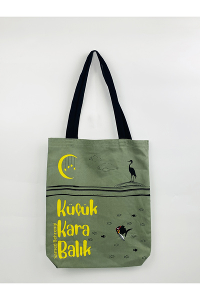 KOSTEBAG Samed Behrengi Küçük Kara Balık 340gr Yeşil Gabardin Kumaş 35x40x8cm...