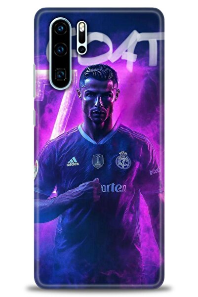 Rulet Aksesuar غطاء متوافق مع هاتف هواوي P30 Pro HD مطبوع - غطاء سيليكون بتصم...