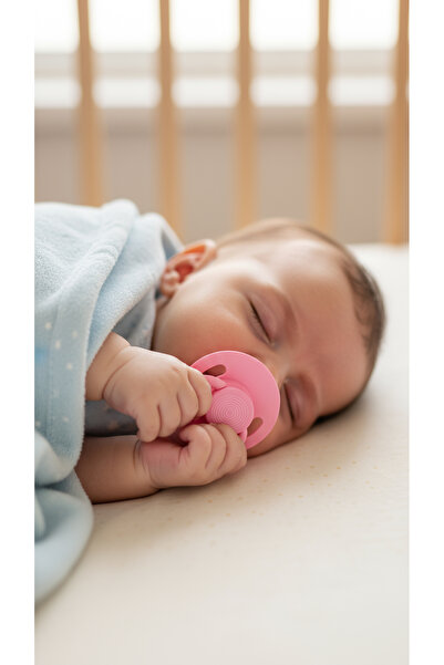 BiTree Baby Bitree 808 Pembe Baby Harmony Yuvarlak Uçlu Emzik 6 + 18 Ay