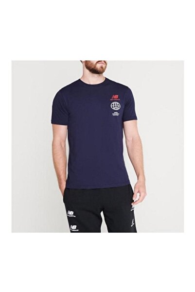 New Balance T-shirt, men's, navy, size L