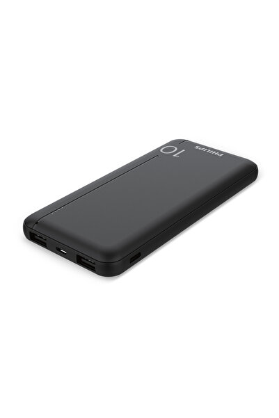 Philips Dlp2810cb/00 10.000 Mah Powerbank 2xusb-a, 1xusb-c, Siyah
