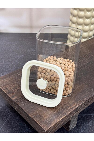 AROW SNUG VAKUM KAPAKLI CAM SAKLAMA KABI 1200 ml TKEBT Krem