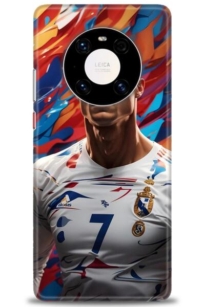 Rulet Aksesuar غطاء متوافق مع هاتف هواوي ميت 40 برو HD مطبوع - غطاء سيليكون ب...