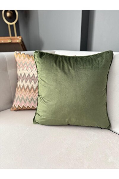 ref crea Velvet Throw Pillow Cover Dark Green