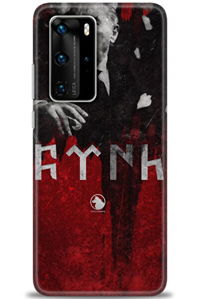 Rulet Aksesuar غطاء متوافق مع هاتف هواوي P40 Pro HD مطبوع - غطاء سيليكون مصمم...