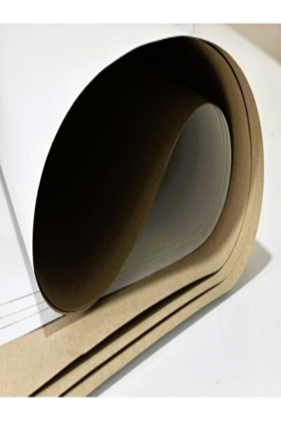 esila KAĞITÇILIK Dış Tic. Ltd. Şti. 70 X100 Cm lüks krome karton kalın Kağıt Ambalaj Kağıdı önü beyaz arkası gri 180gr (10 Adet-1,26 KG)