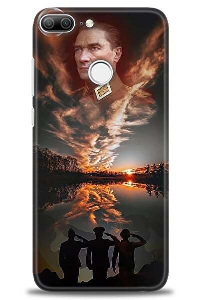 Rulet Aksesuar غطاء متوافق مع هاتف هواوي هونر 9 لايت HD مطبوع - غطاء سيليكون ...