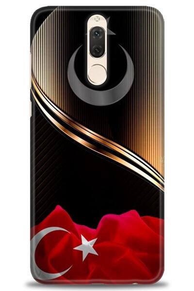 Rulet Aksesuar غطاء متوافق مع هاتف هواوي ميت 10 لايت HD مطبوع - غطاء سيليكون ...