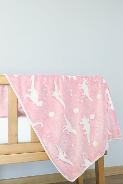 vivala ديناصور لطيف منقوش مقاس 90x100 سم. بطانية أطفال ويلسوفت (280 جرام)، شك...