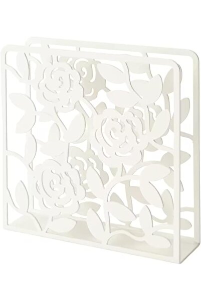 STOREMAX Steel Powder Napkin Holder (White, 16X16 cm) 1185222