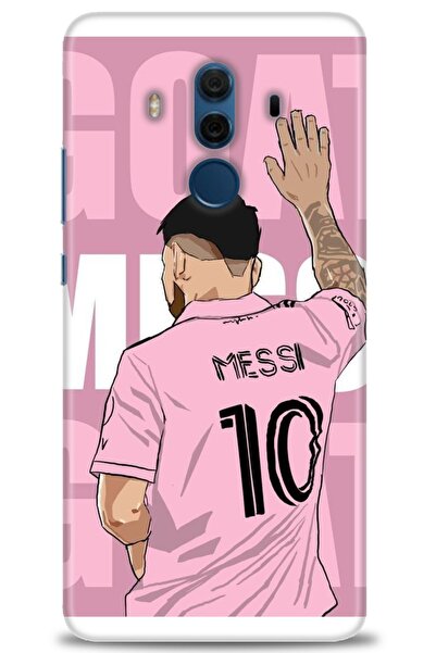 Rulet Aksesuar غطاء متوافق مع هاتف هواوي ميت 10 برو HD مطبوع - غطاء سيليكون م...