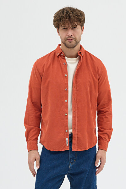 Cosplay Erkek Regular Kadife Uzun Kollu Gömlek