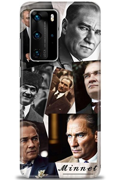 Rulet Aksesuar غطاء متوافق مع هاتف هواوي P40 Pro HD مطبوع - غطاء سيليكون مصمم...