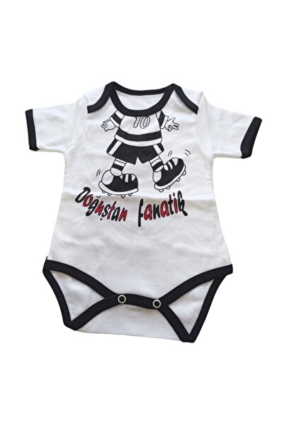 Style Baby Amazing Newborn Unisex Baby, Black and White Fanatic Fan Badi and Accessory Socks Gift Set