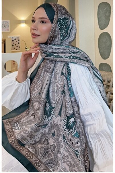 MODA Mineleşarp Retro Pattern Soft Scarf