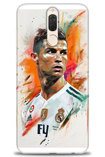 Rulet Aksesuar غطاء متوافق مع هاتف هواوي ميت 10 لايت HD مطبوع - غطاء سيليكون ...