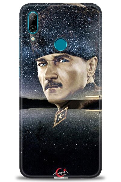 Rulet Aksesuar حافظة متوافقة مع هاتف هواوي بي سمارت 2019 HD مطبوع + واقي شاشة...