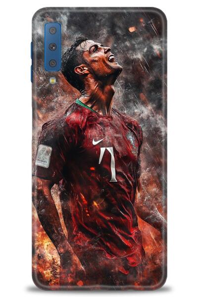 kılıfevreni غطاء متوافق مع هاتف سامسونج جالاكسي A7 2018 A+ Plus غطاء HD مطبوع...