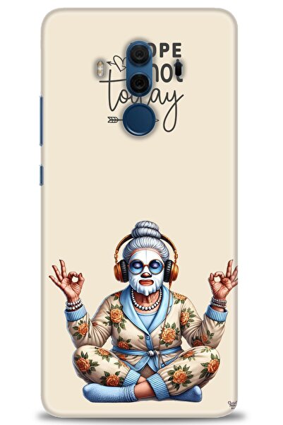 Rulet Aksesuar غطاء متوافق مع هاتف هواوي ميت 10 برو HD مطبوع - غطاء سيليكون م...