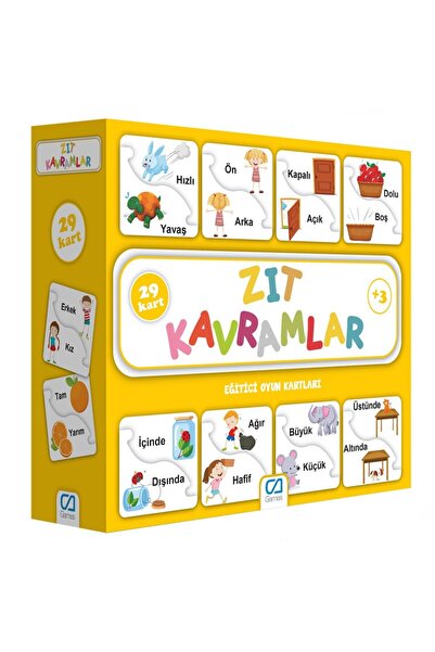 NW NessiWorld Zıt Kavramlar Eğitici Oyun Kartları