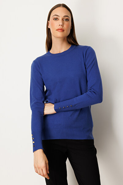 ON TRİKO Pulover tricotat de bază cu guler rotund 63500-26k