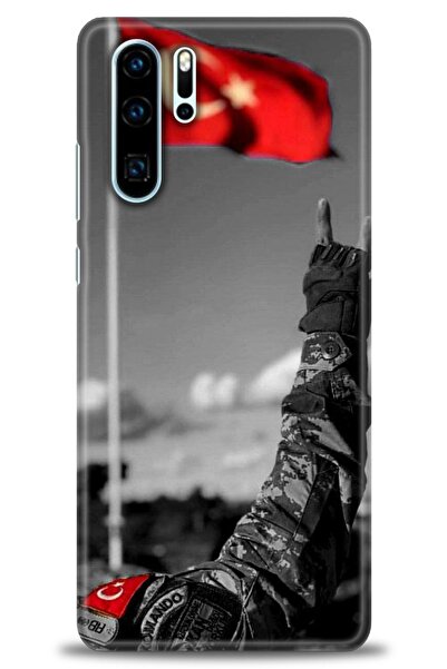 Rulet Aksesuar غطاء متوافق مع هاتف هواوي P30 Pro HD مطبوع - غطاء سيليكون مصمم...