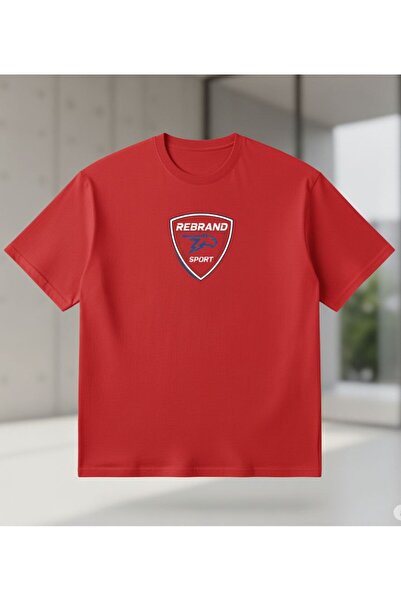 REBRAND Crew Neck Printed T-Shirt Unisex Oversize