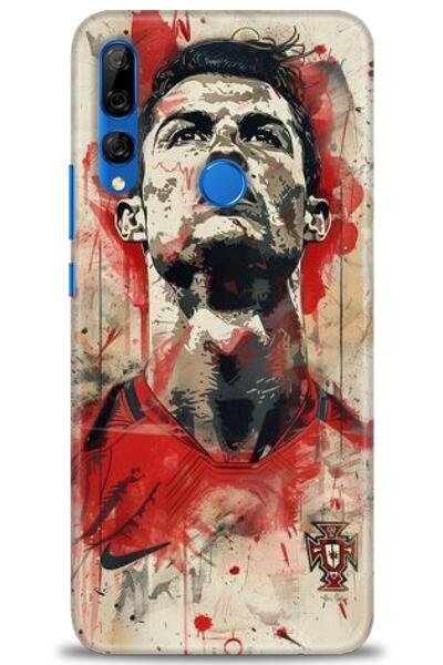 Rulet Aksesuar غطاء متوافق مع هاتف هواوي Y9 برايم 2019 HD مطبوع - غطاء سيليكو...