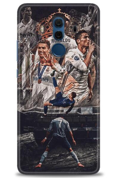 Rulet Aksesuar غطاء متوافق مع هاتف هواوي ميت 10 برو HD مطبوع - غطاء سيليكون ب...