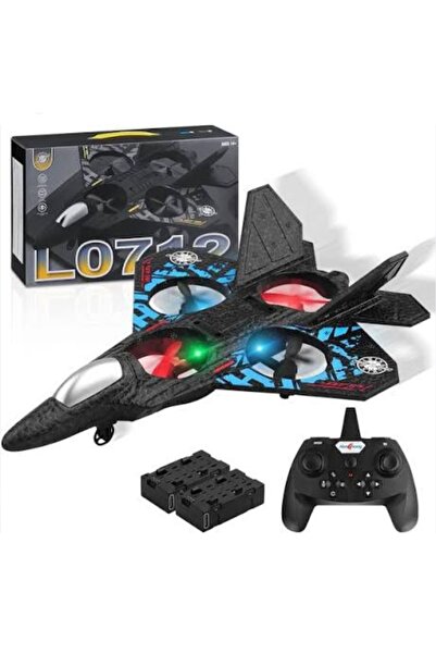 Generic RC Helicopter Plane for Kids LO712, 2.4Ghz Remote Control Jet Fighter Airplane 3D Flip ....