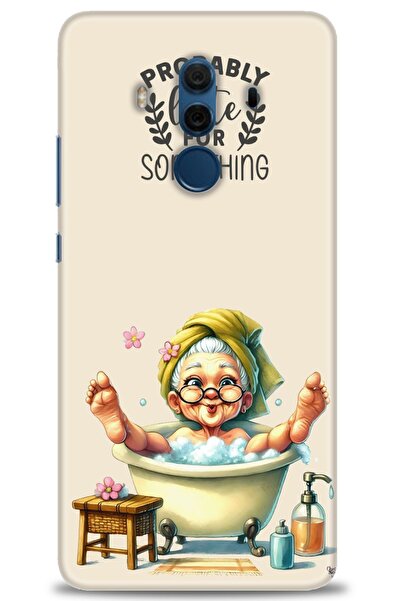 Rulet Aksesuar غطاء متوافق مع هاتف هواوي ميت 10 برو HD مطبوع - غطاء سيليكون م...