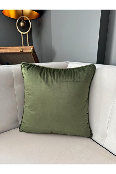 ref crea Velvet Throw Pillow Cover Dark Green