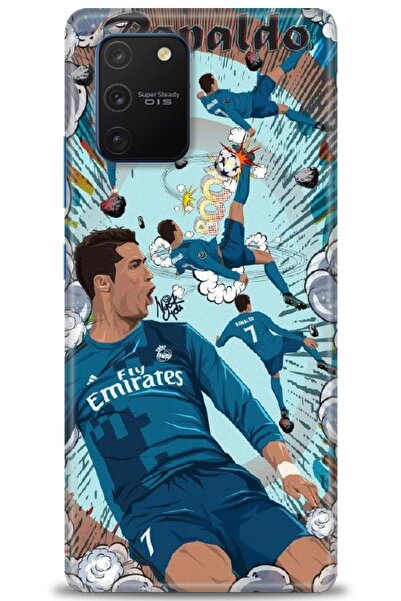 kılıfevreni غطاء متوافق مع هاتف سامسونج جالاكسي A91 A+ Plus HD مطبوع - غطاء س...