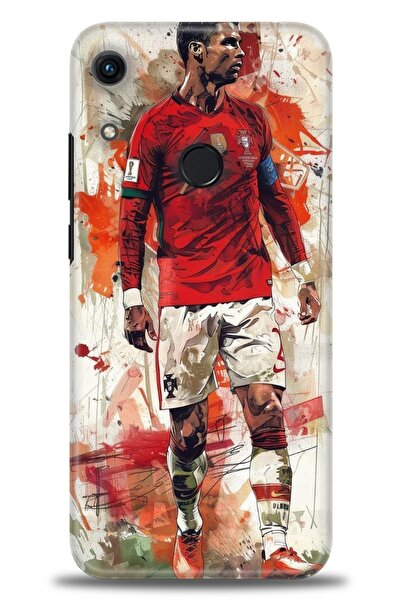 Rulet Aksesuar غطاء متوافق مع هاتف Huawei Honor 8A HD مطبوع - غطاء سيليكون مص...