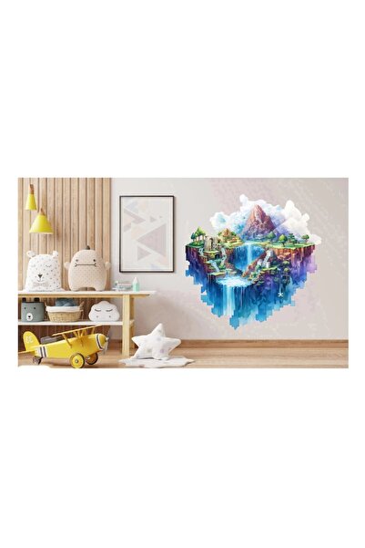 BV Autocolant decorativ Minecraft, albastru, 1376STK-12