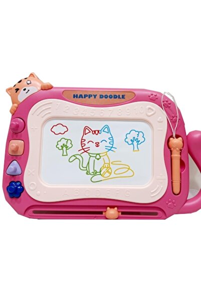 ALIBIBI Tablă magnetică de scris și desen - Pisica roz