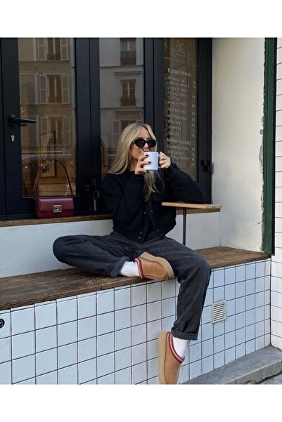 Globalux TAZZ II - Women's Kadın Terlik - PLATFORM TABAN - slipper-boat-Süet platform bot