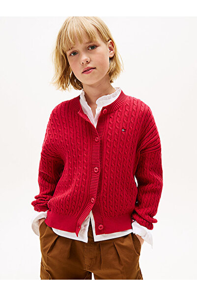 Tommy Hilfiger Girl's Cable Knit Cardigan