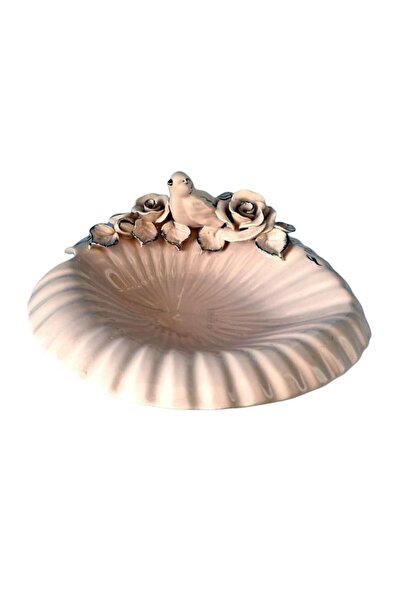 BV Leaf-shaped candy dish, cream, 26 cm (DVTAR012C)