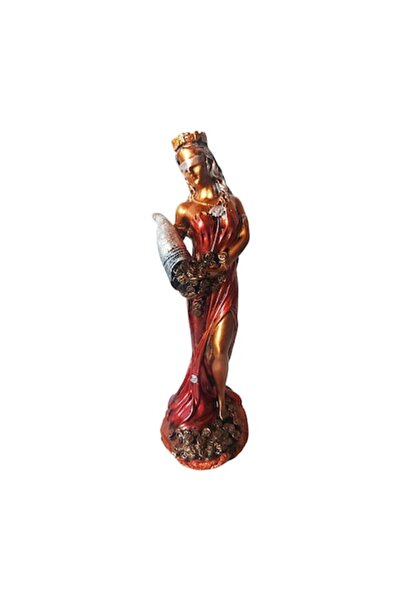 BV Decorative Statuette Goddess of Abundance, Red, 30 cm